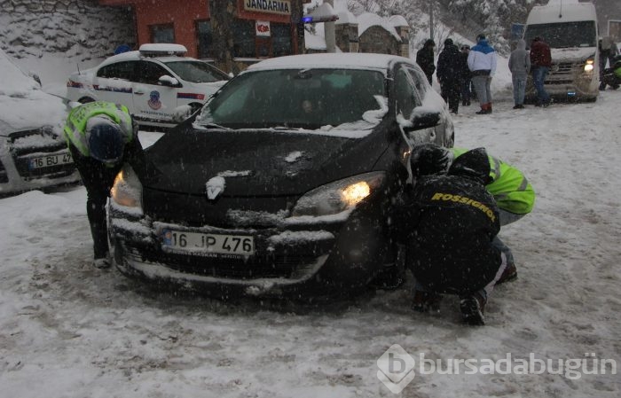 Kar Bursa'ya çok yakıştı 