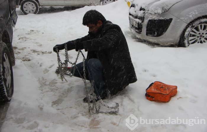 Kar Bursa'ya çok yakıştı 