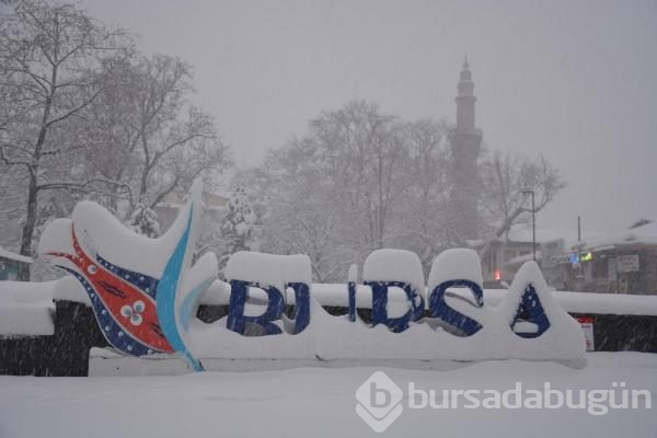 Kar Bursa'ya çok yakıştı 