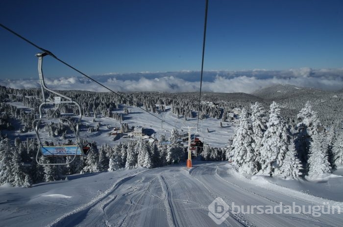 Bursa Uludağ'da Kar Manzaraları	
