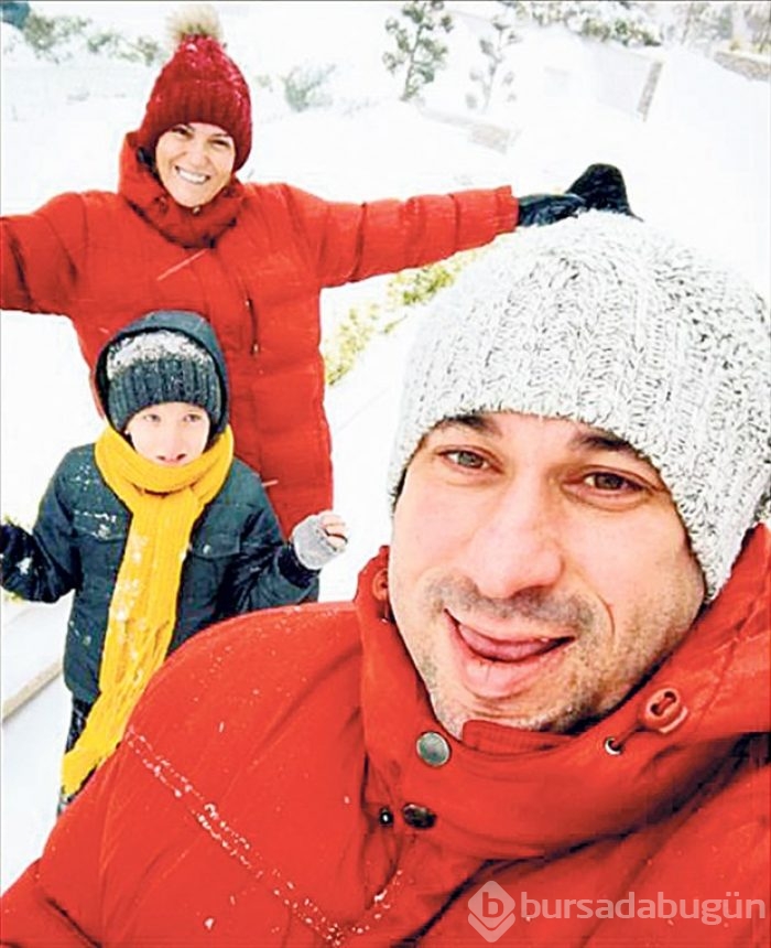 Ünlülerin kar coşkusu