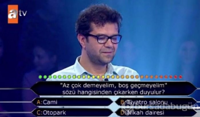 Öyle bir soruda joker kullandı ki!