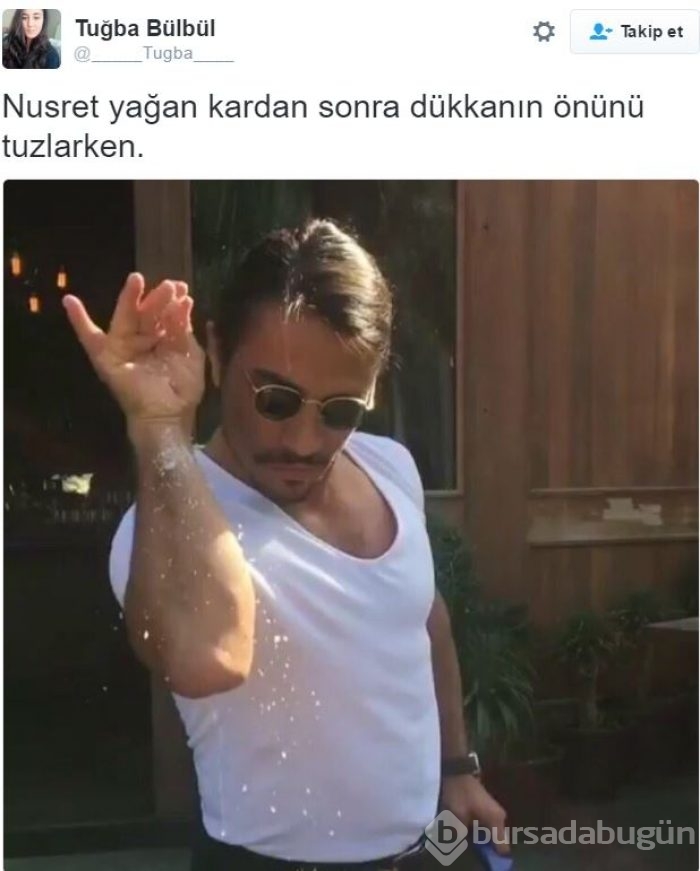 Nusret sosyal medyayı coşturdu
