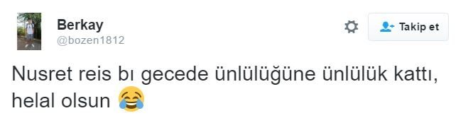 Nusret sosyal medyayı coşturdu