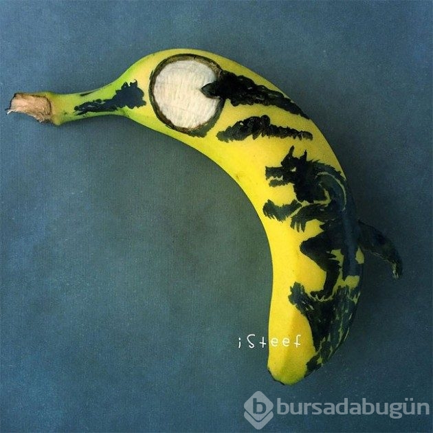 Sıradan muzlardan tuhaf sanat eserlerleri