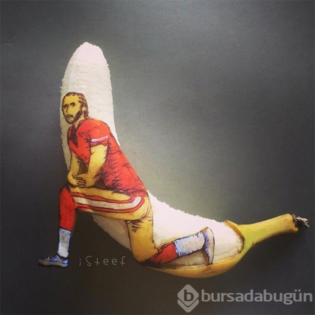Sıradan muzlardan tuhaf sanat eserlerleri