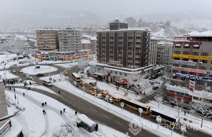 Bursa'da kartpostallık kar manzaraları