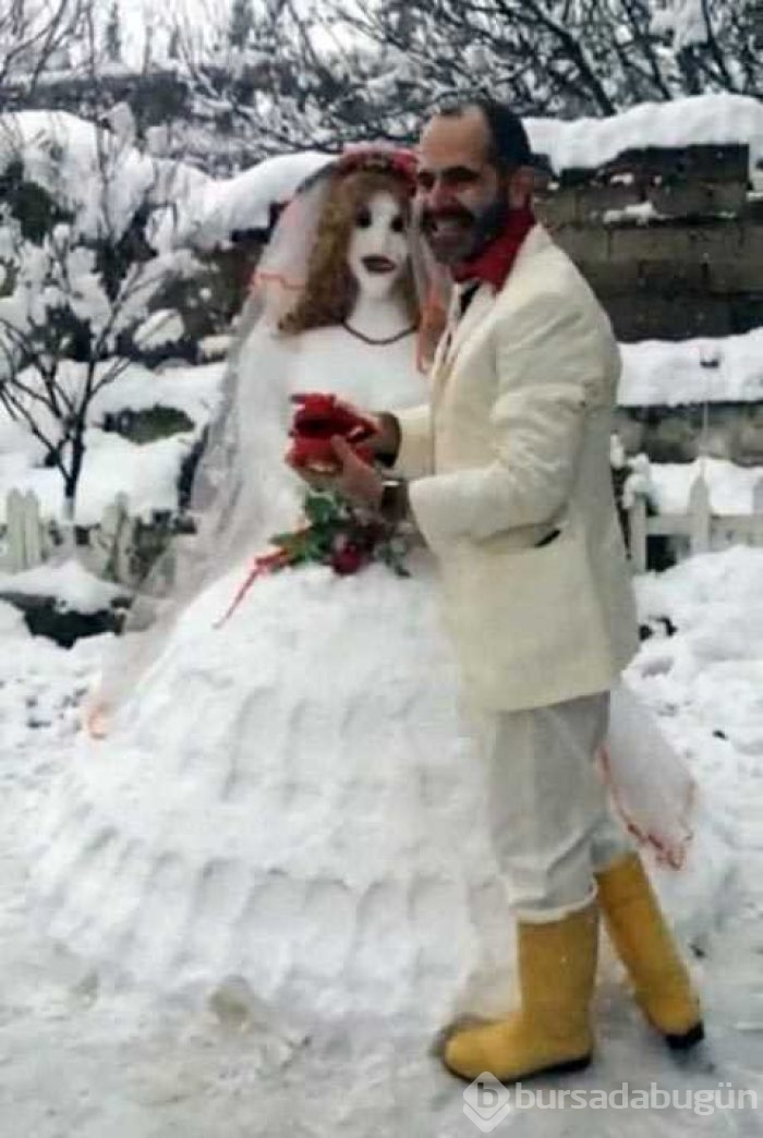 Kardan kadınla bu yıl balayına çıktı