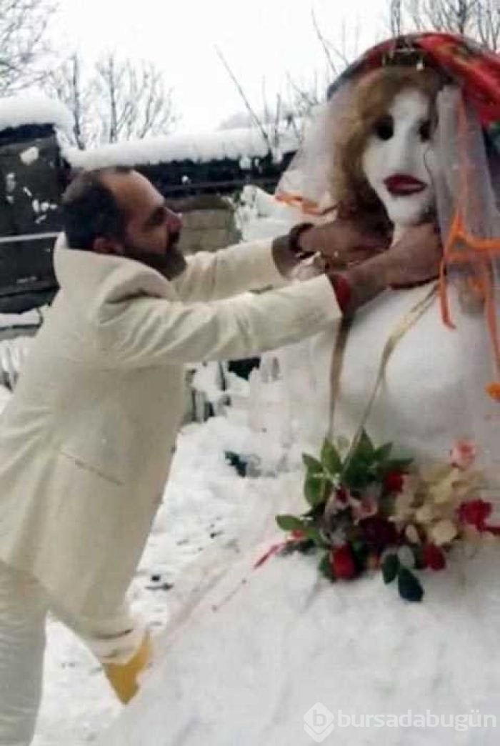 Kardan kadınla bu yıl balayına çıktı