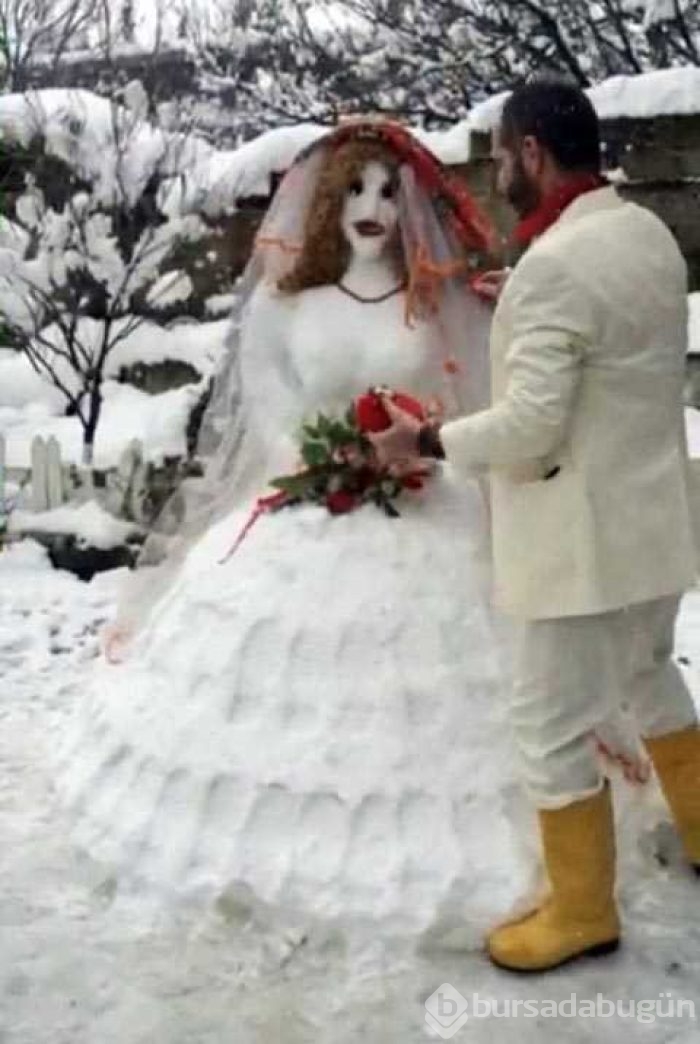 Kardan kadınla bu yıl balayına çıktı