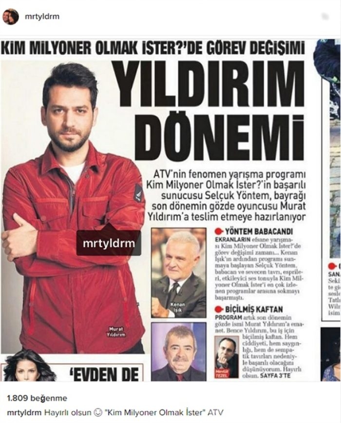 "Kim Milyoner Olmak İster?"de sunucu koltuğunun sahibi değişti.