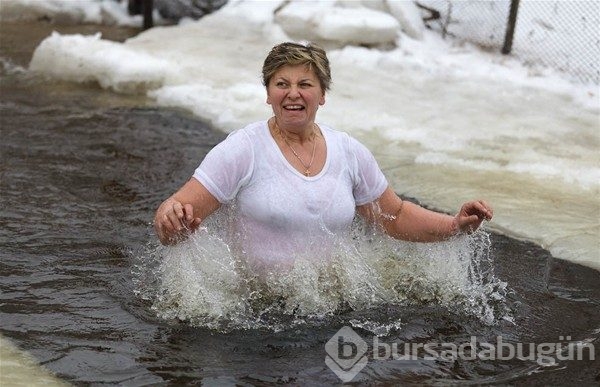 Soğuk havaya aldırmadılar