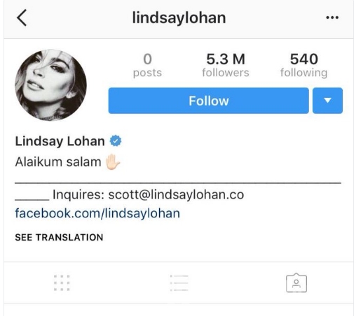 Lindsay Lohan müslüman mı oldu?