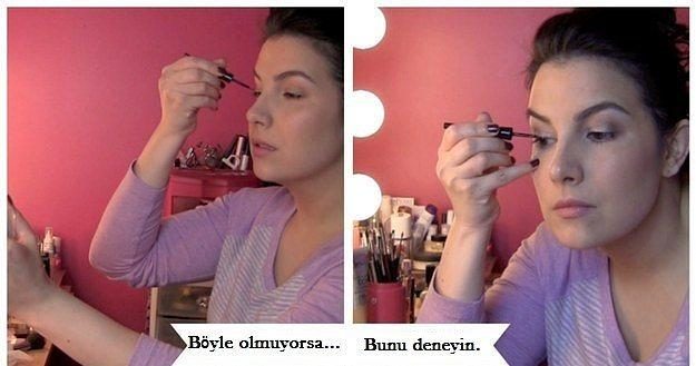 Kolay eyeliner çekmek için 22 ilginç taktik