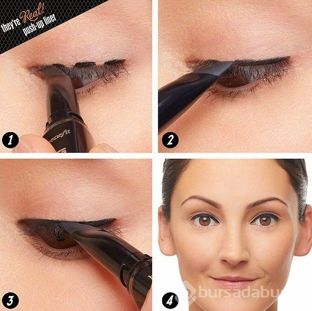 Kolay eyeliner çekmek için 22 ilginç taktik