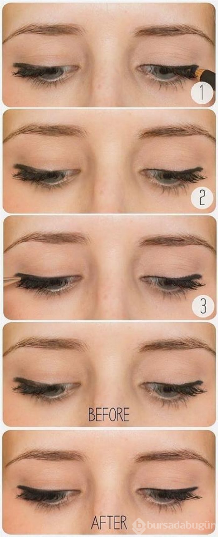Kolay eyeliner çekmek için 22 ilginç taktik