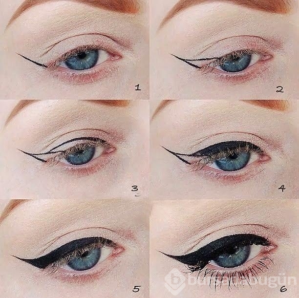 Kolay eyeliner çekmek için 22 ilginç taktik