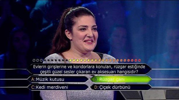 'Kim milyoner olmak ister'e damga vuran soru