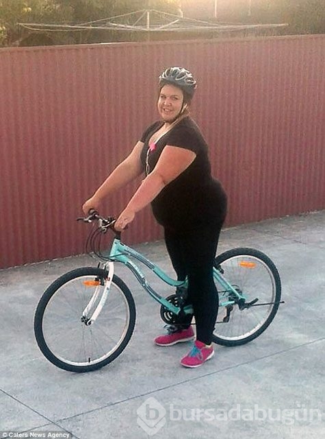 Çocukları için 66 kilo verdi