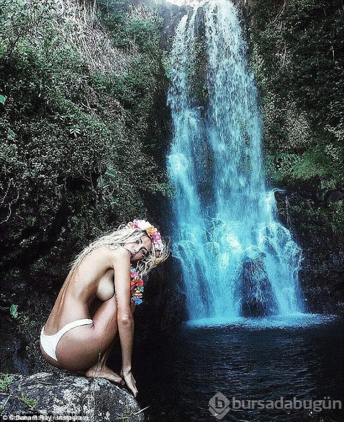 Instagram'da çıplak fotoğrafını paylaştı 'Sahara Ray'
