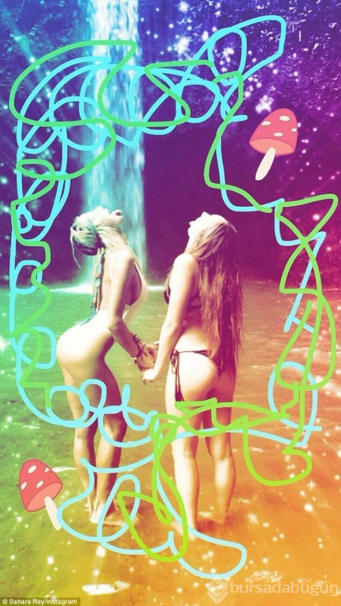 Instagram'da çıplak fotoğrafını paylaştı 'Sahara Ray'