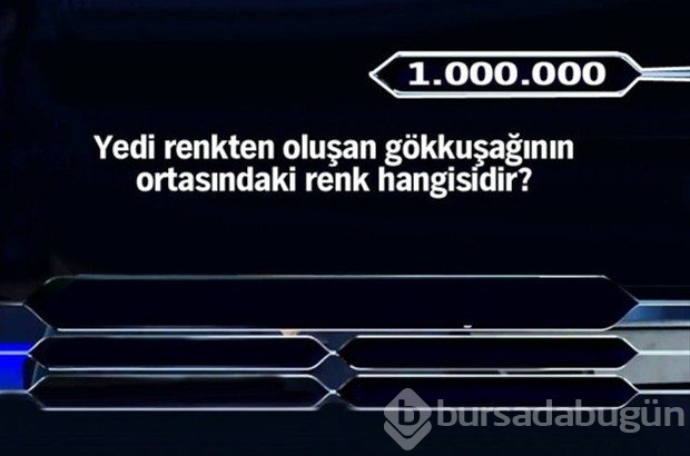 1 milyonluk 11 final sorusu