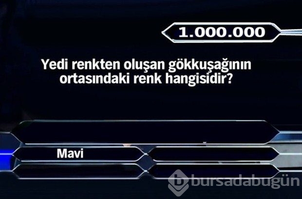 1 milyonluk 11 final sorusu