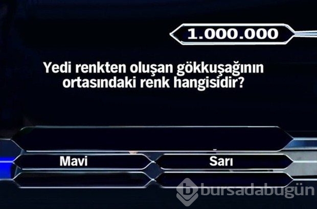 1 milyonluk 11 final sorusu