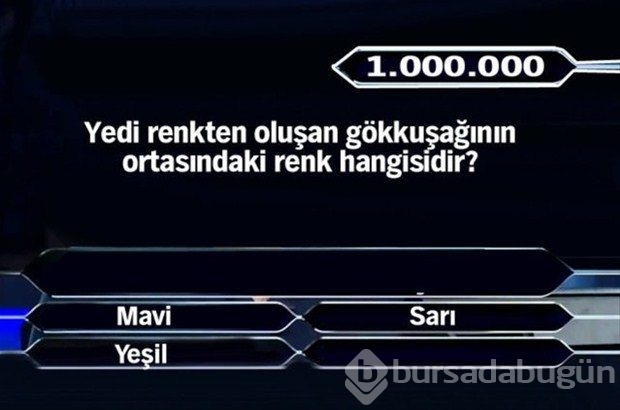 1 milyonluk 11 final sorusu
