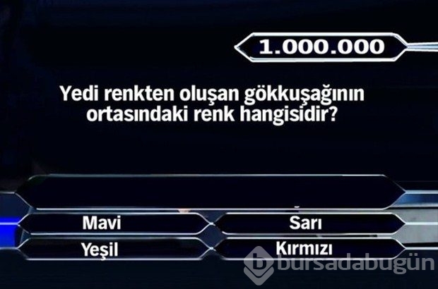1 milyonluk 11 final sorusu