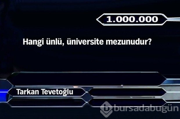 1 milyonluk 11 final sorusu