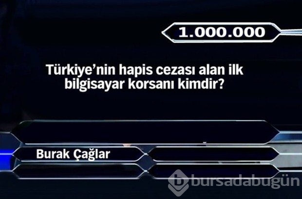 1 milyonluk 11 final sorusu