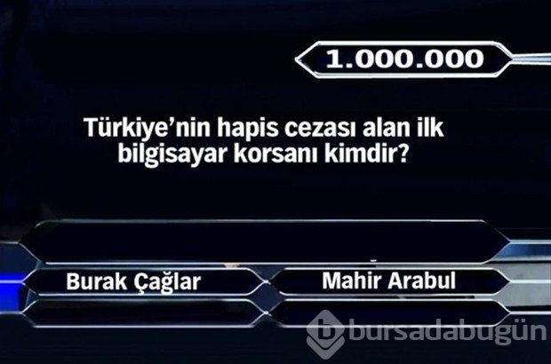 1 milyonluk 11 final sorusu
