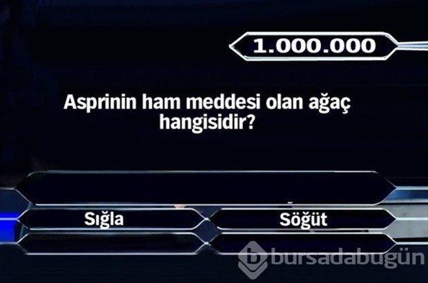 1 milyonluk 11 final sorusu