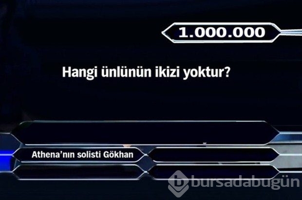 1 milyonluk 11 final sorusu