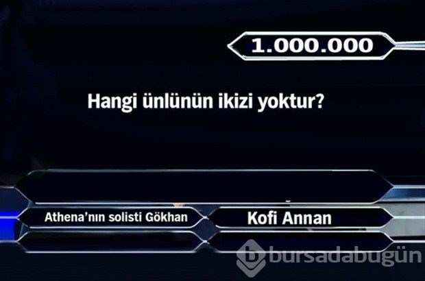 1 milyonluk 11 final sorusu