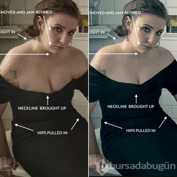Photoshop faciasına uğramış ünlüler