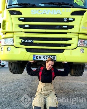 'Dünyanın en seksi itfaiyecisi'
