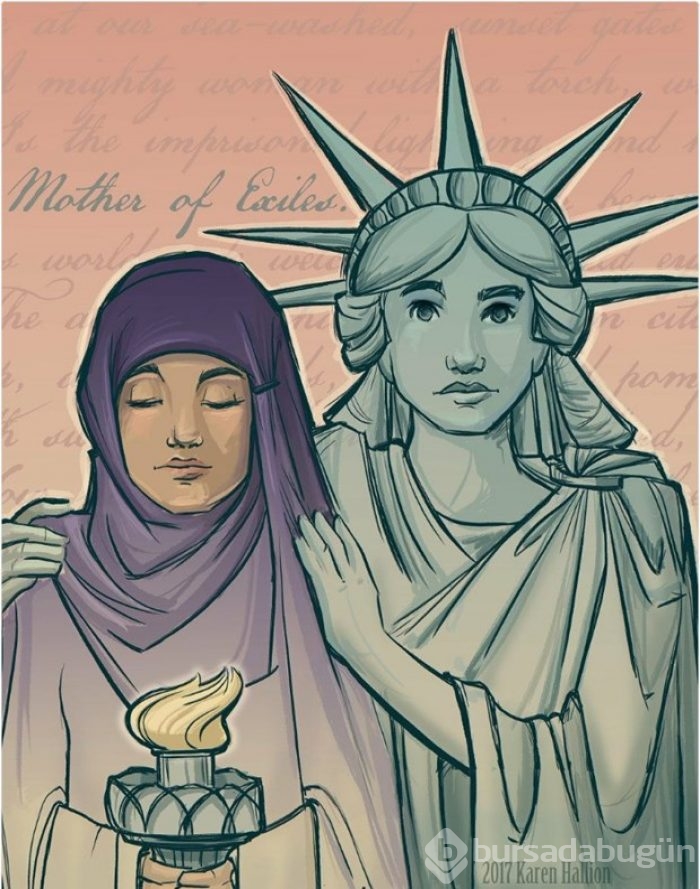 Trump'ın Müslüman mülteci yasağına sanatçıların yorumu