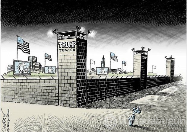 Trump'ın Müslüman mülteci yasağına sanatçıların yorumu