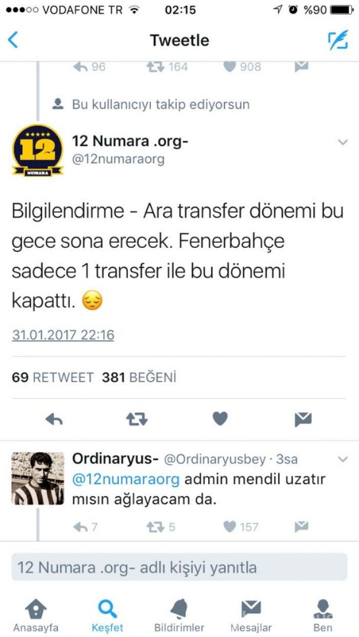 Ara transfer dönemini özetleyen capsler