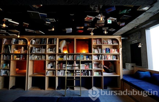 Kitap kurtlarına özel otel