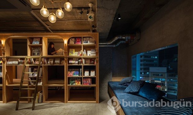 Kitap kurtlarına özel otel