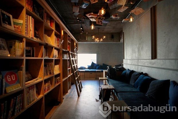 Kitap kurtlarına özel otel