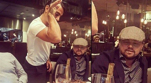 Leonardo Di Caprio'nun o hali sosyal medyada alay konusu