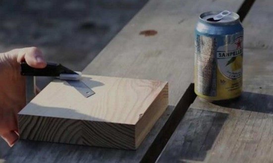 Çılgın deneycinin kola kutusundan yaptığı..