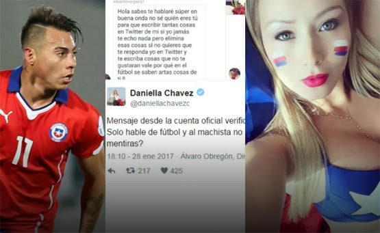 Daniella Chavez ve Eduardo Vargas'ın ağız dalaşı