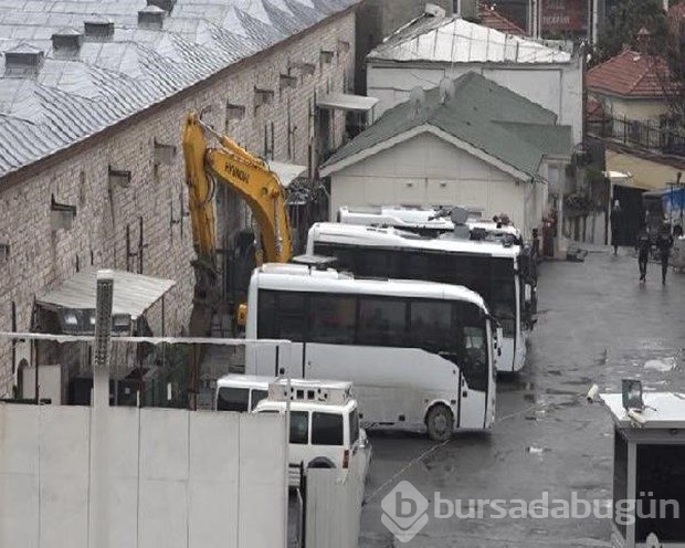 Taksim'de cami yapımına başlandı