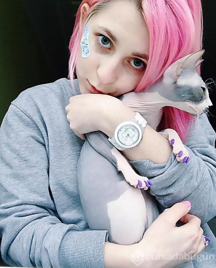 Saçlarda yeni trend: Gökkuşağı kedi traşı
