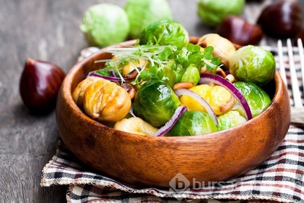 3 kestane = 1 dilim ekmek